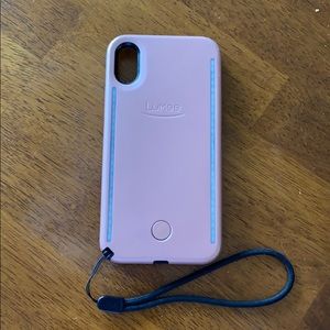 Lumee iPhone X selfie case